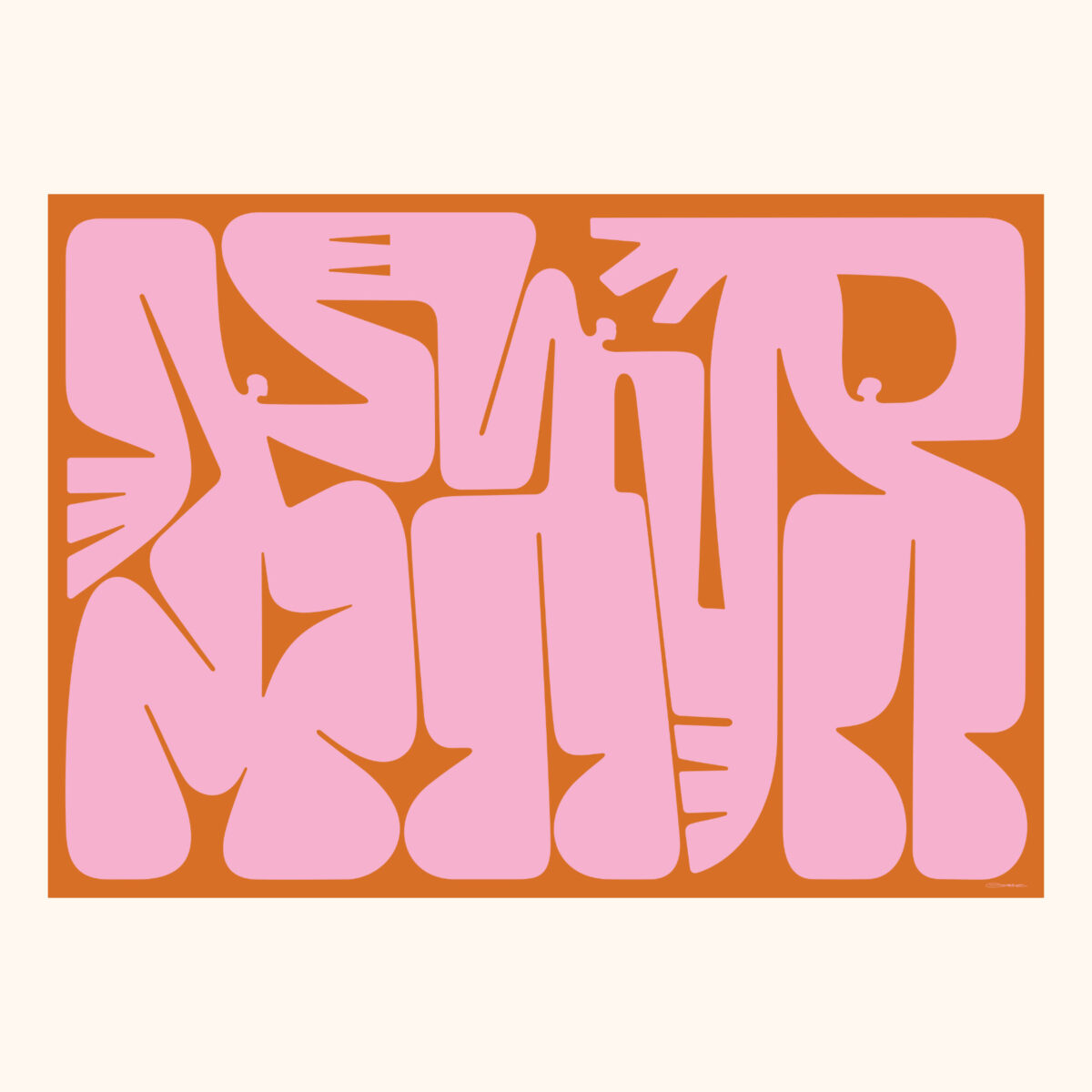 »COMMUNITY SERVICE« A1 FINE ART PRINT